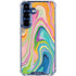 Rainbow Marble by Etta Vee Galaxy S25 Clear Case